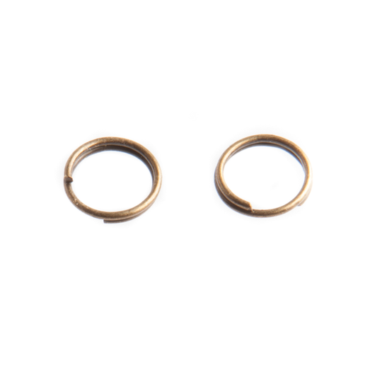 Dubbel ringetje oud goud 7 mm