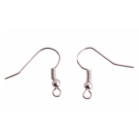 Oorhaak open zilverkleurig