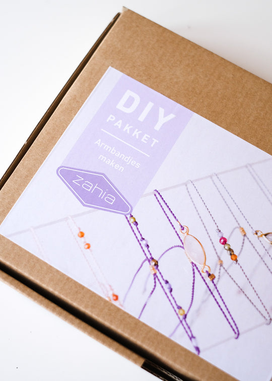 DIY pakket armbandjes, zilver