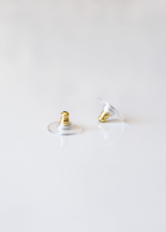 Stopper voor oorhaak, acryl goud