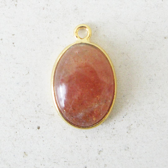 Bedel ovaal zonnesteen verguld