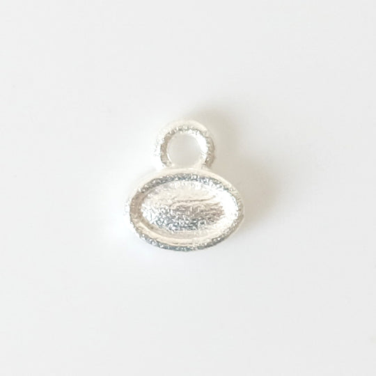 Bedel schijfje, verzilverd