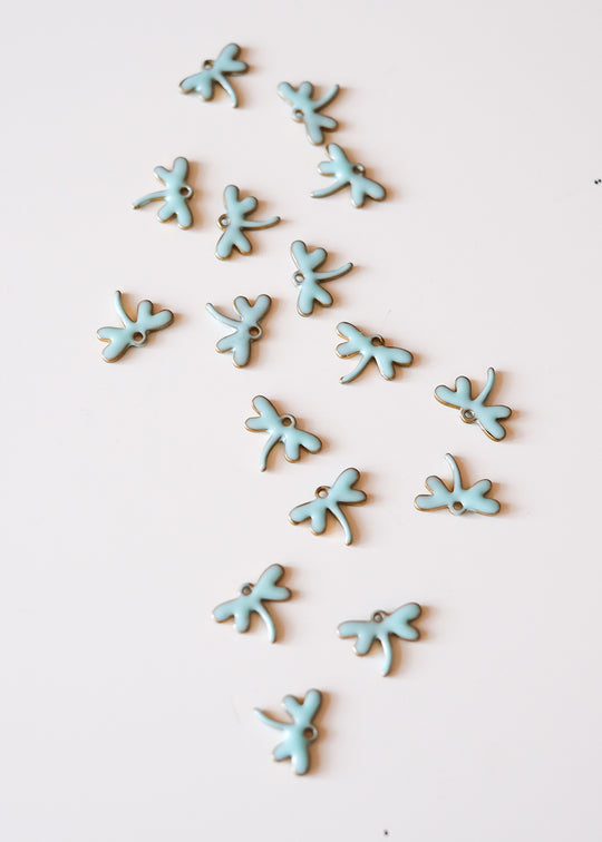 Bedel emaille, libelle blauw