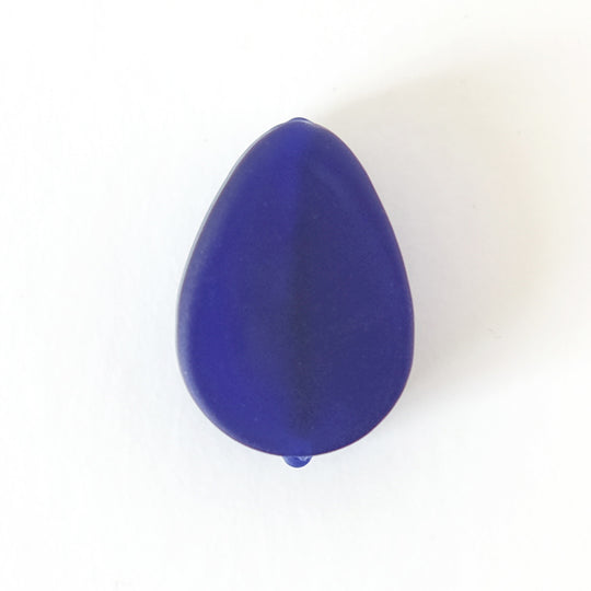 Murano druppel, kobalt blauw