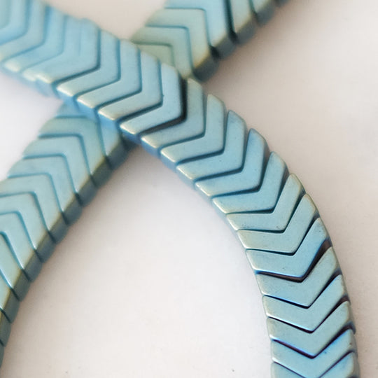 Kraal hematiet V-vormig petrol