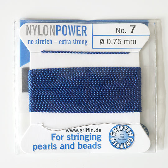 Parelgaren donkerblauw 7