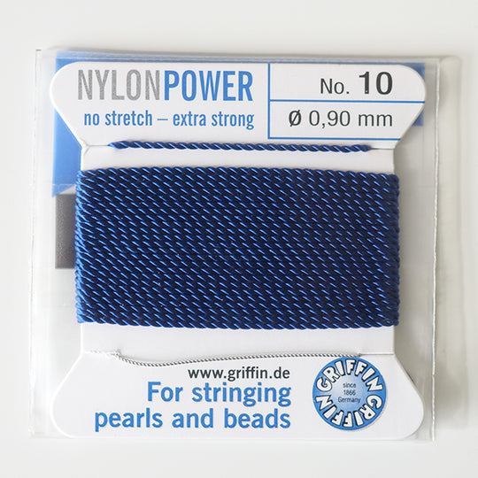 Parelgaren donkerblauw 10