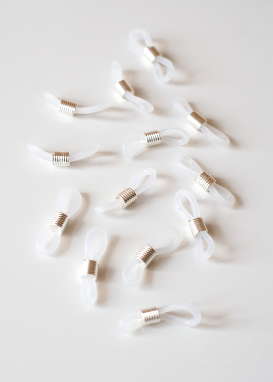 Brillenkoord elastiek, zilver