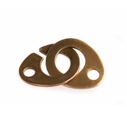 Designsluiting metaal oud goud