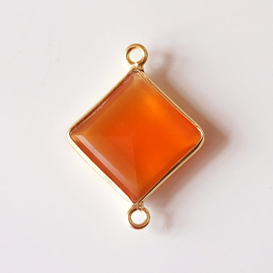 Link ruit carneool verguld