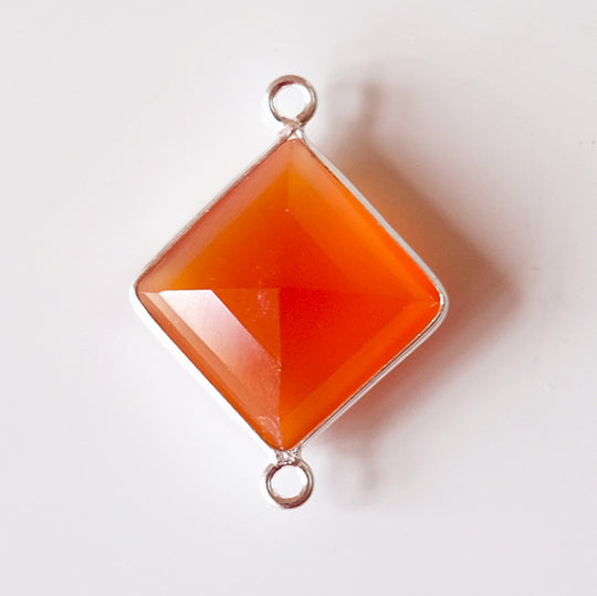 Link ruit carneool, zilver