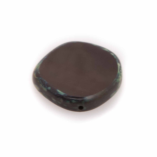 Onregelmatig rond 22 mm chocoladebruin