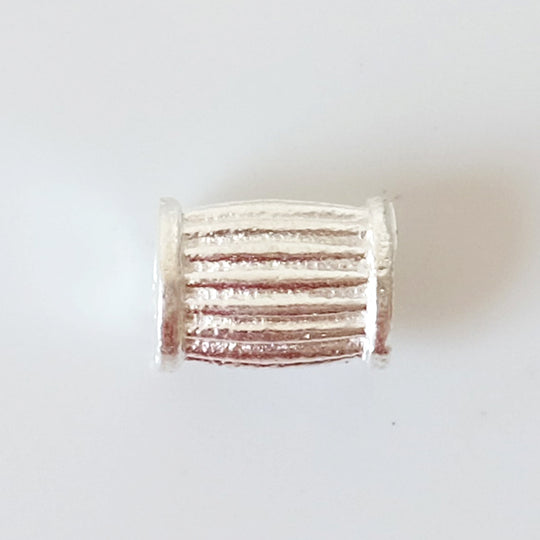 Kraal ton gestreept verzilverd