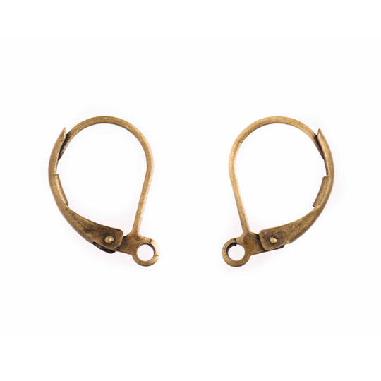 Oorhaak gesloten oud goud