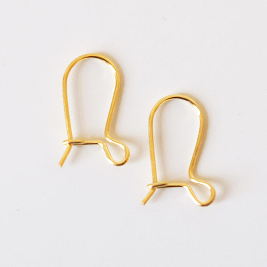 Oorhaak gesloten, verguld