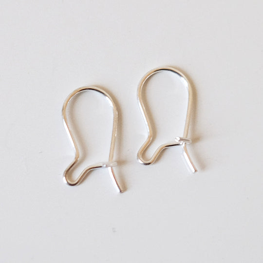 Oorhaak gesloten, verzilverd