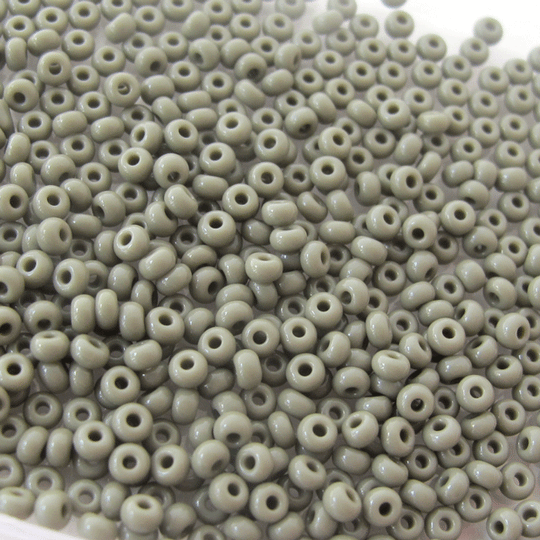 Rocaille mat grijs maat 11