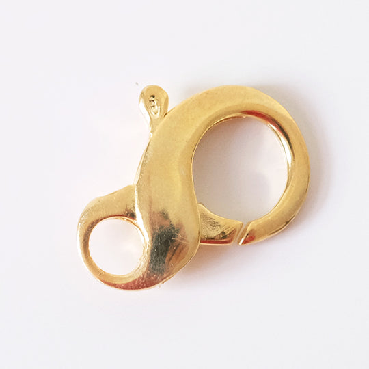 Menotsluiting verguld zilver, 19 mm