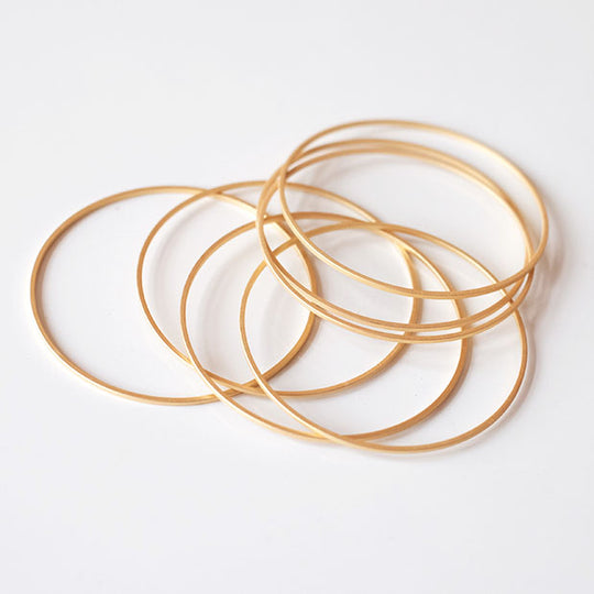 Cirkel mat goud, 50 mm