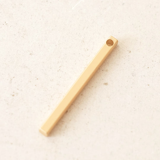 Staafje, mat goud klein