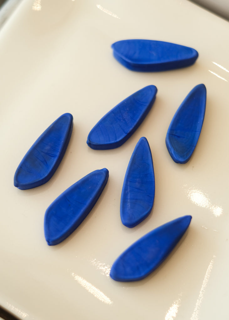 kobaltblauwe kraal muranoglas