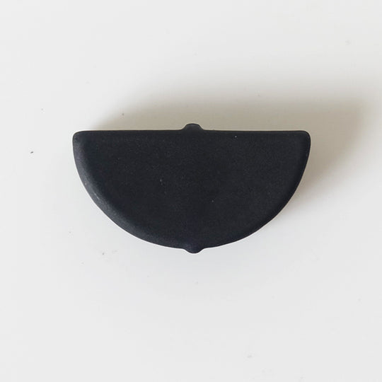 Murano halve maan, zwart