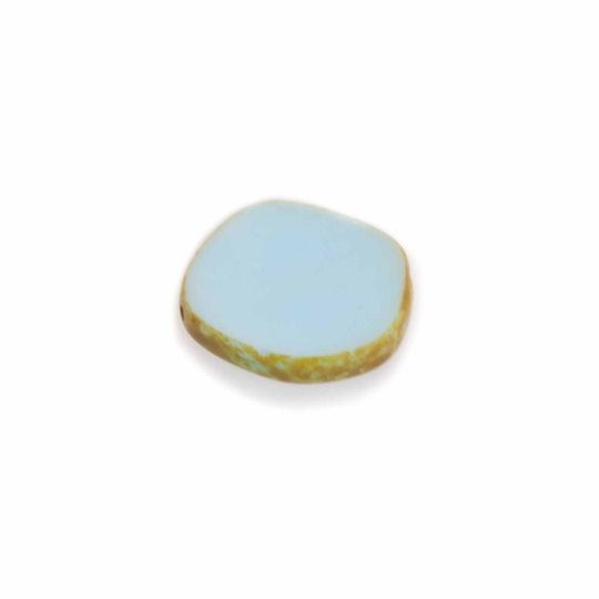Onregelmatig rond 15 mm lichtblauw