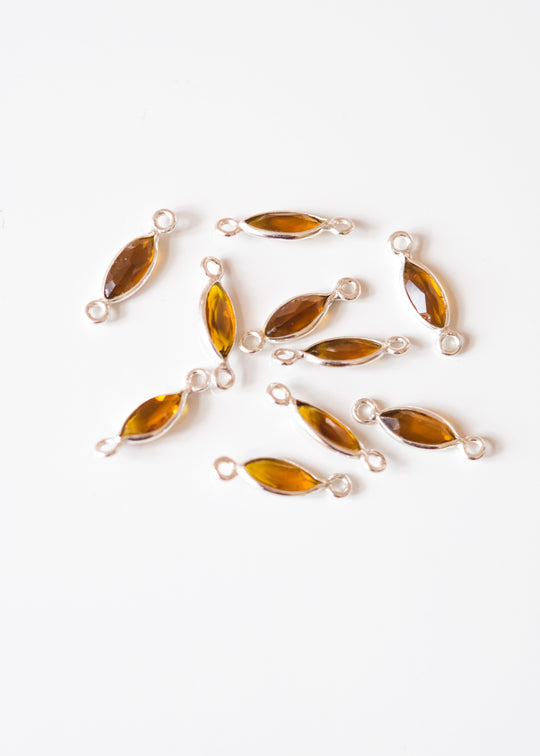 Link navette honingkwarts, zilver