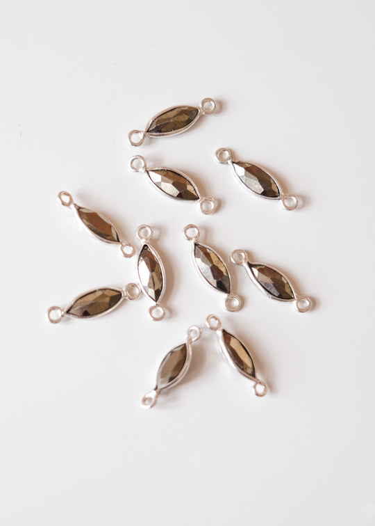 Link navette pyriet, zilver