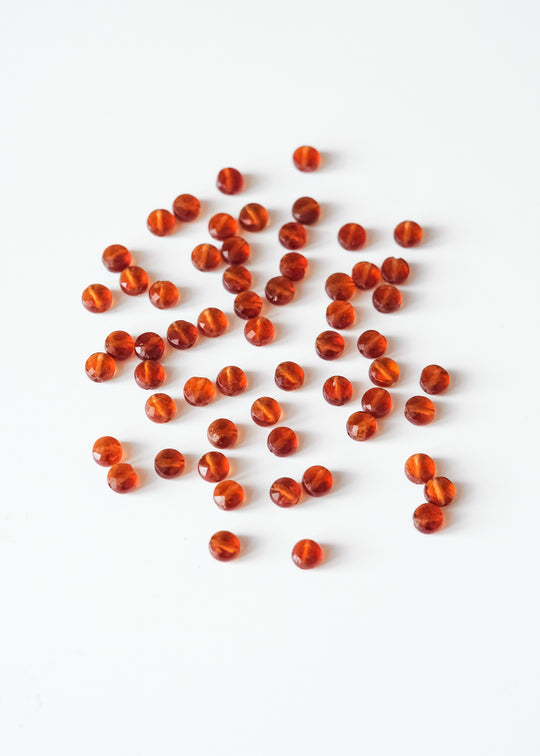 Kralen, mini schijfjes carneool