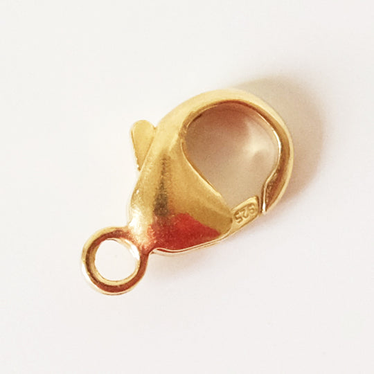 Menotslot verguld, groot