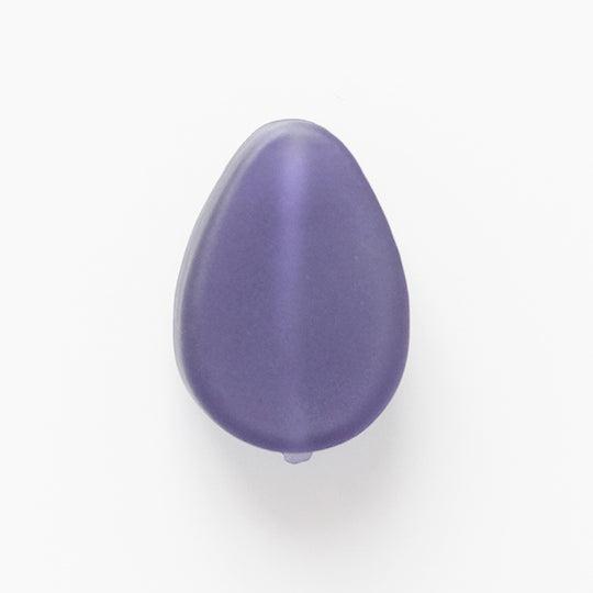 Murano druppel, donker paars