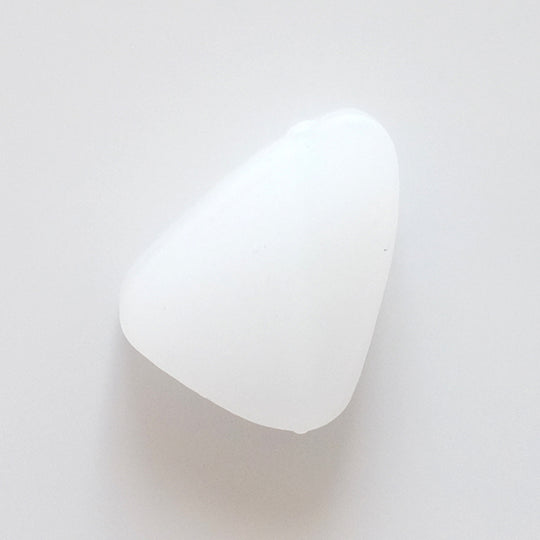 Murano driehoek, albast wit