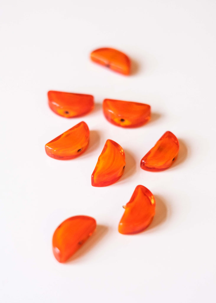 oranje kraal van muranoglas