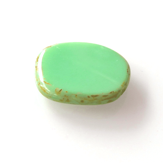 Onregelmatig rond 22 mm muntgroen