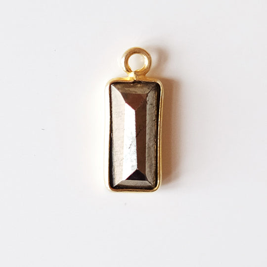 Bedel baguette pyriet, verguld