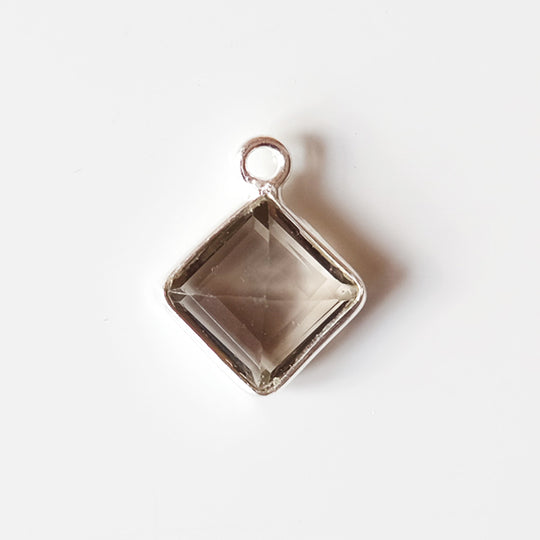 Bedel ruitje rookkwarts, zilver