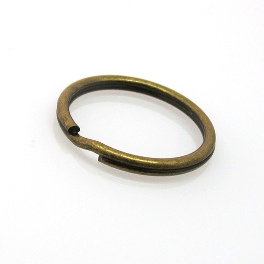 Sleutelring kleur oud goud