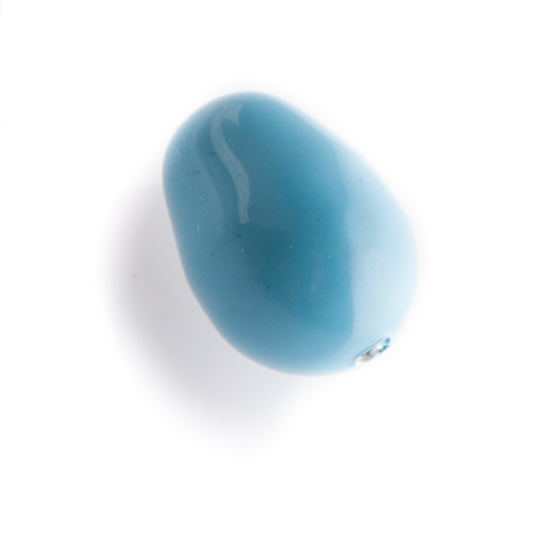 Druppel Swarovski-kristal turkoois