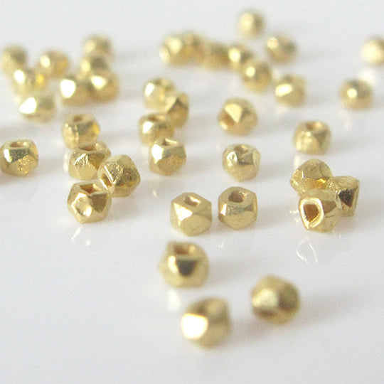 Tussenkraaltje hexagon verguld