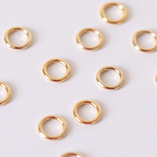 Gesloten ringetje gold filled, 5 mm