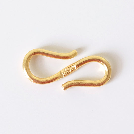 S-sluiting verguld, klein