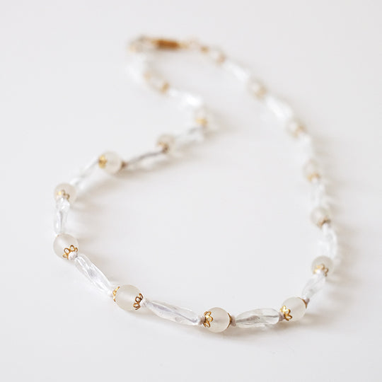 Vintage halssnoer wit