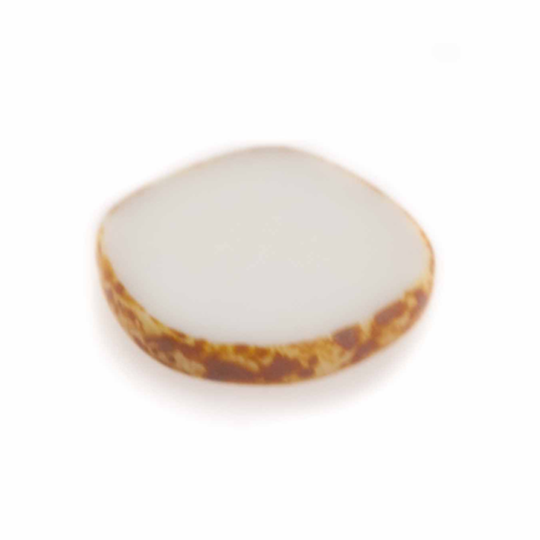 Onregelmatig rond 22 mm wit