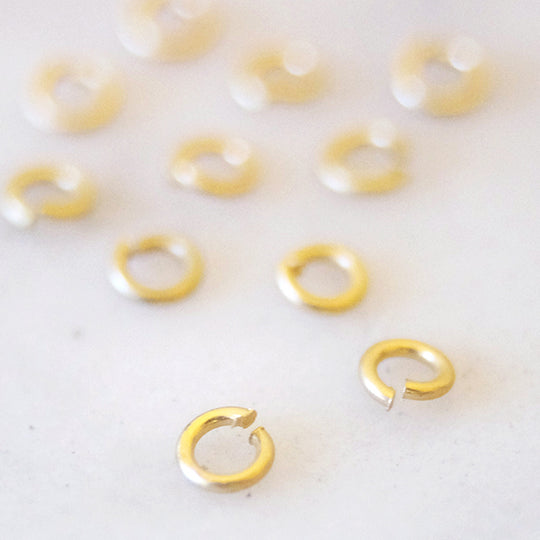 Open ringetje mini goud