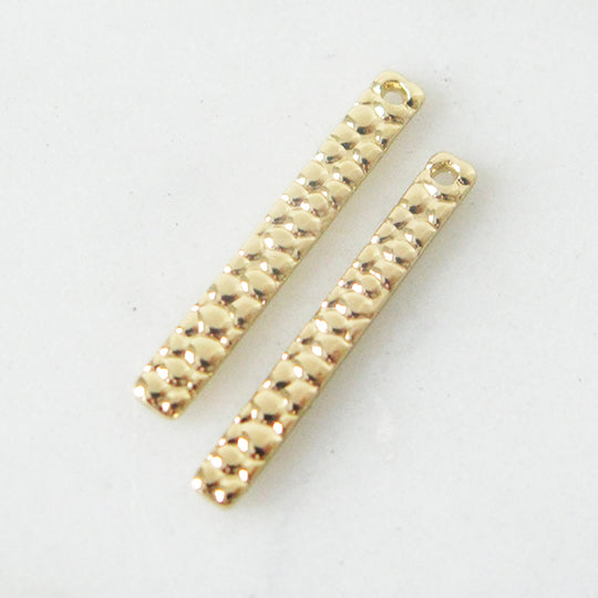 Staafje met patroon, goud