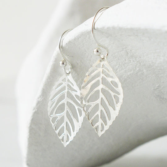 Oorhangers filigraan blaadje