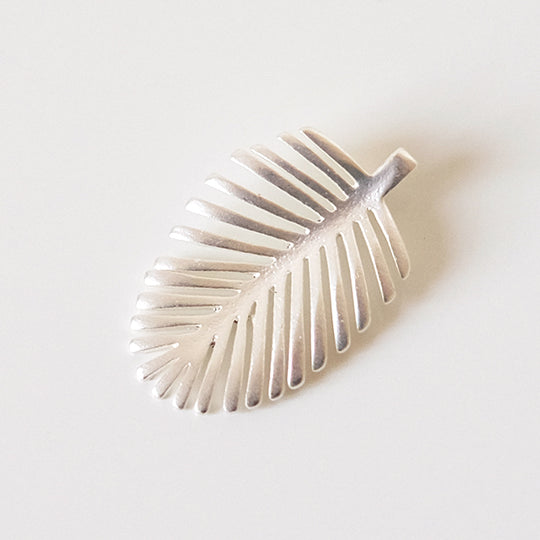 Hanger palmblad zilver