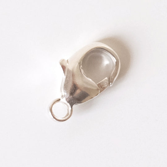 Menotslot sterling zilver 12 mm