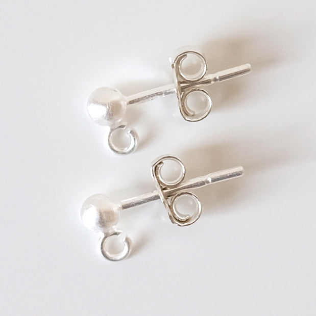 zilveren oorstekers om oorbellen te maken